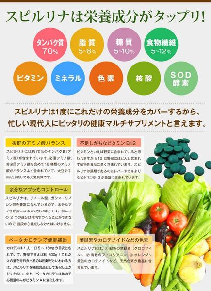 Tảo túi Spirulina mini 200 viên