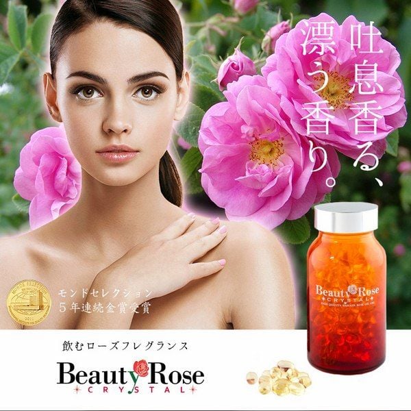 Viên uống thơm Beauty Rose Crystal cao cấp Nhật Bản