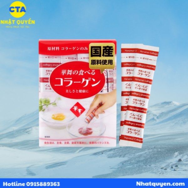 bột collagen hanamai