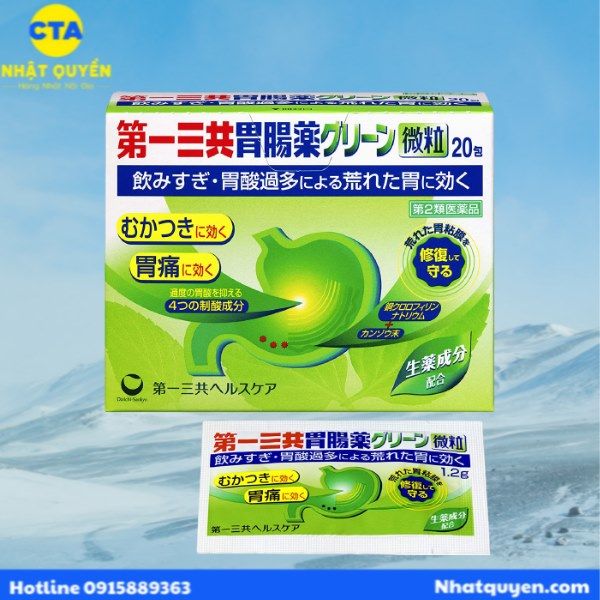 bột trị đau dạ dày