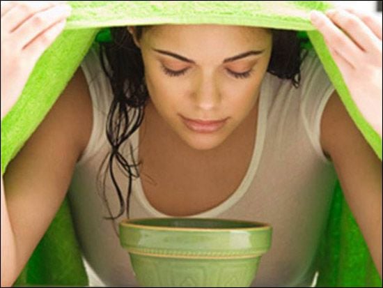 Chữa viêm xoang mũi hiệu quả bằng xông hơi