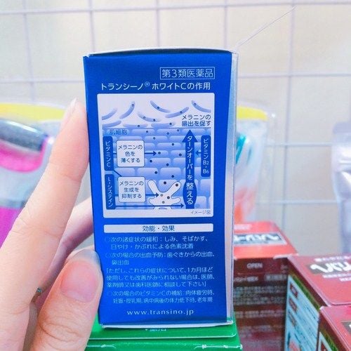 Công dụng viên uống trị nám trắng da Transino Nhật Bản 180 viên