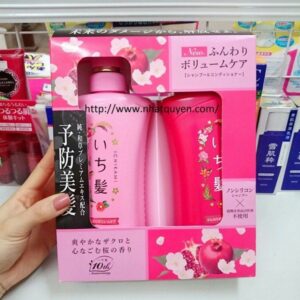 Dầu gội Ichikami màu hồng cho tóc thường