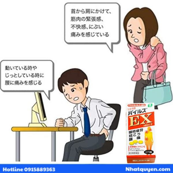 Viên uống giảm đau vai gáy, đau lưng EX High F