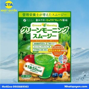 Bột lúa mạch và rau củ Fine Japan Green Morning Smoothie