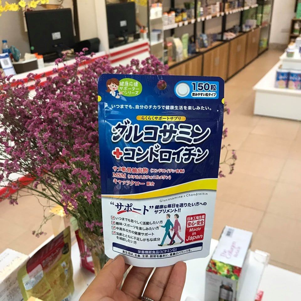 Viên uống bổ xương khớp Glucosamine Chondroitin JGSC Nhật Bản