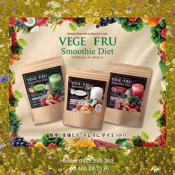 Bột sinh tố giảm cân Vege Fru Smoothie Diet