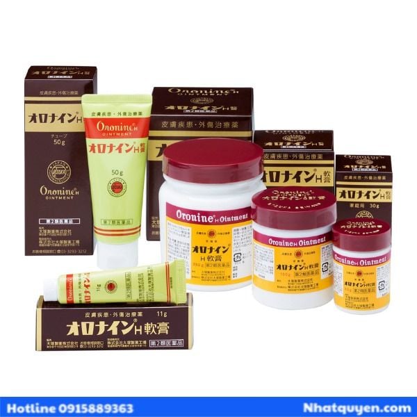Kem bôi lành vết thương Oronine H Ointment Nhật Bản
