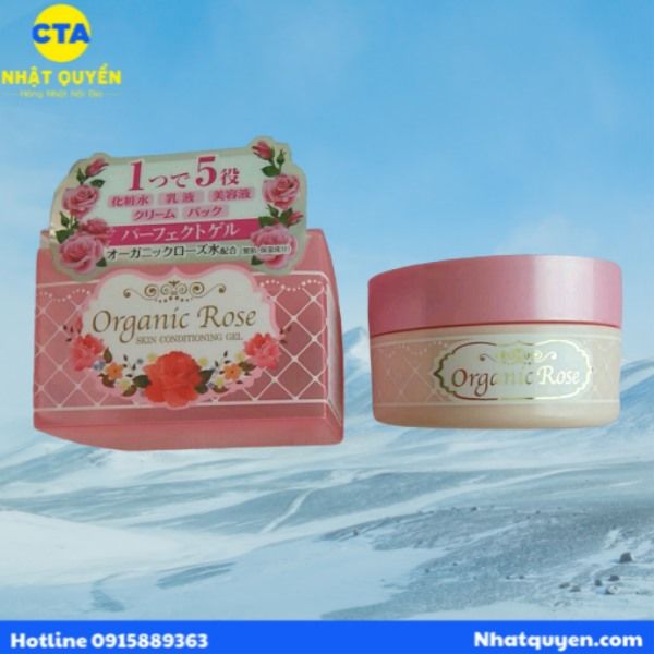 kem dưỡng ẩm meishoku organic rose