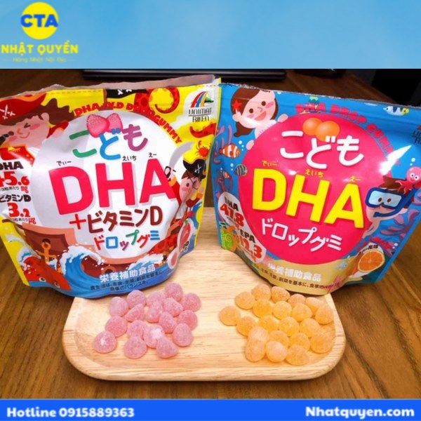 DHA và Vitamin D Unimat Riken