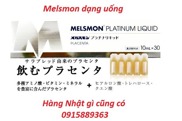 Tế bào gốc Melsmon dạng uống tiện lợi