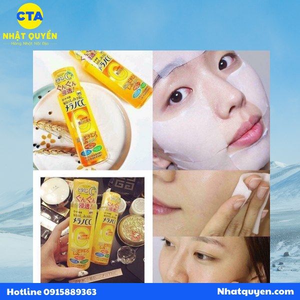 Nước hoa hồng CC Melano Rohto