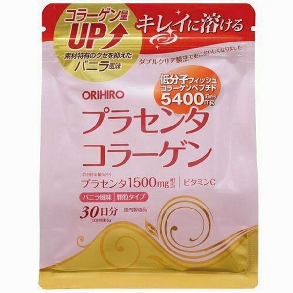 orihiro_collagen_placenta_d0df296aaee343c0aa9bac242100e8cc_grande Bột Collagen nhau thai heo orihiro 5400mg