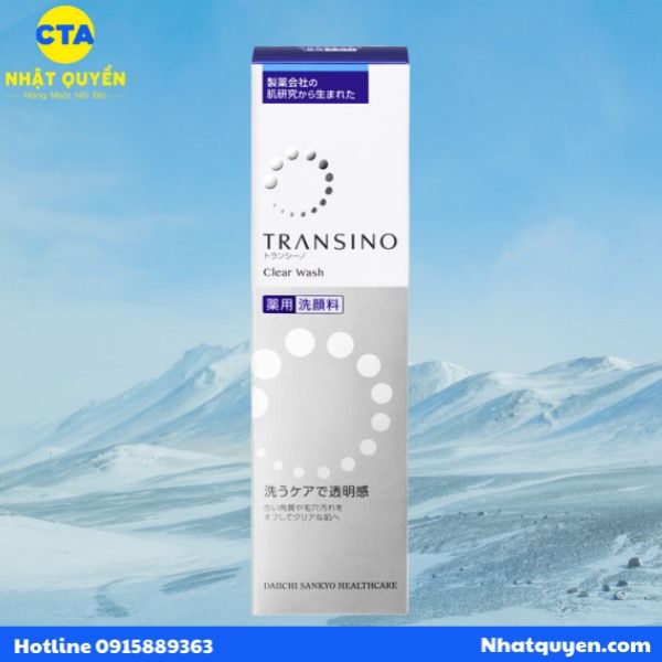 sữa rửa mặt Transino