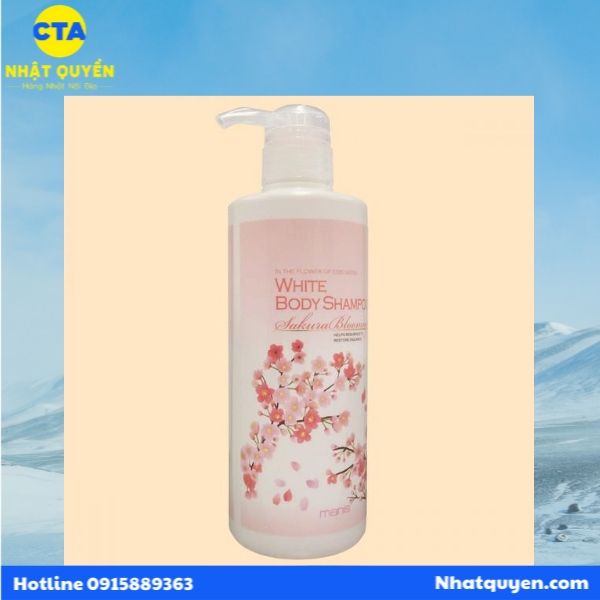 Sữa tắm trắng da Manis hoa anh đào Nhật Bản