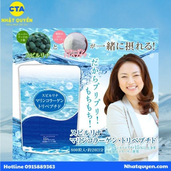 tảo xoắn collagen