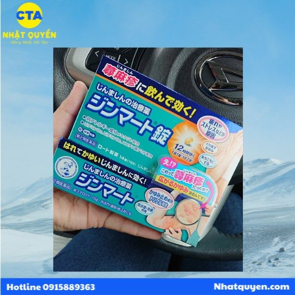 Viên uống trị mề đay Rohto Nhật Bản