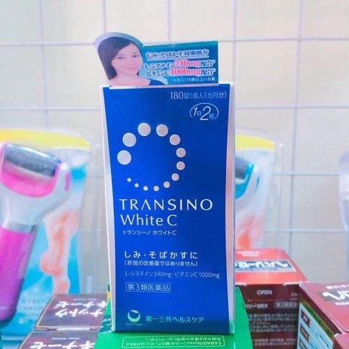 Viên uống trắng da trị nám Transino 180 viên có tốt không
