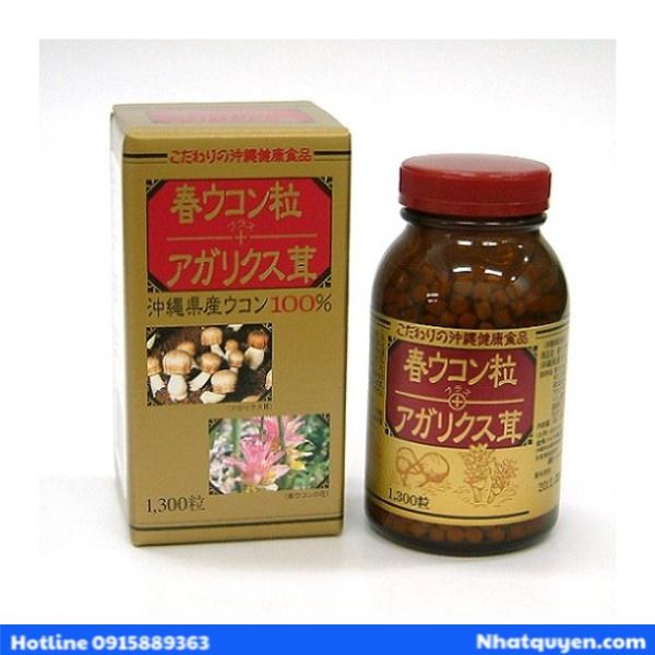 Viên nghệ mùa xuân và nấm agaricus Kanehide