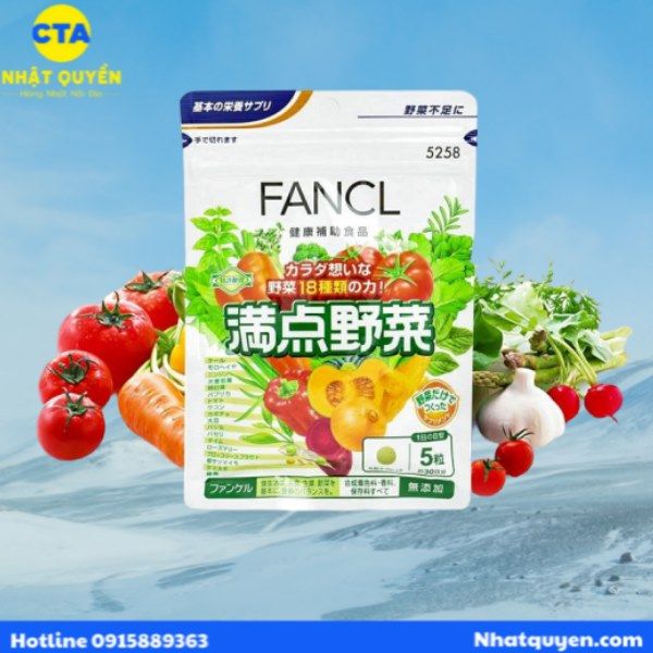 viên uống rau củ fancl