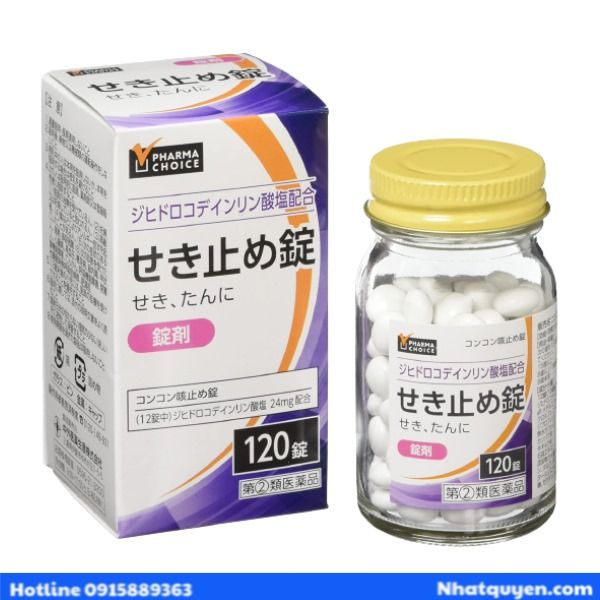Viên trị ho hen Pharma Choice Nhật Bản