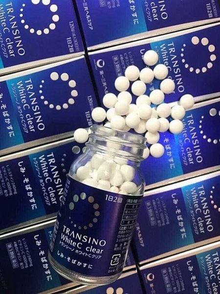 vien_uong_trang_da_transino_f370a8c0b1a043b2880b68da77a86b76_grande Viên uống trị nám trắng da Transino White C Nhật Bản 180 viên
