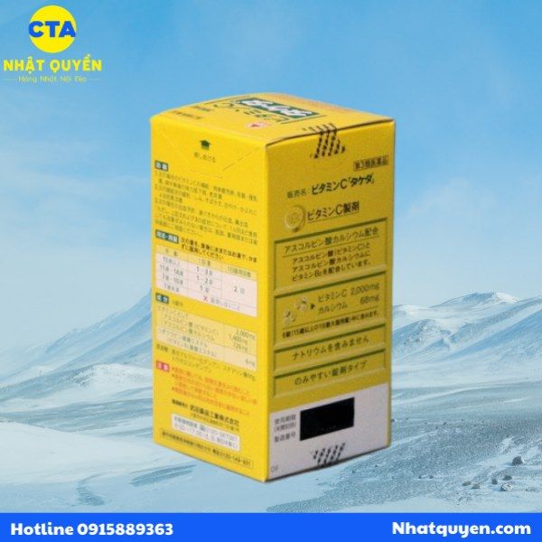 Viên uống vitamin C Takeda 2000mg của Nhật