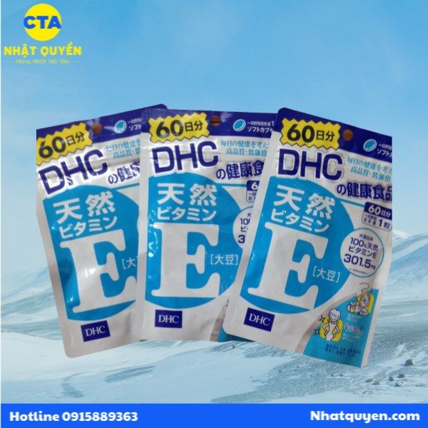 Viên uống bổ sung vitamin E DHC