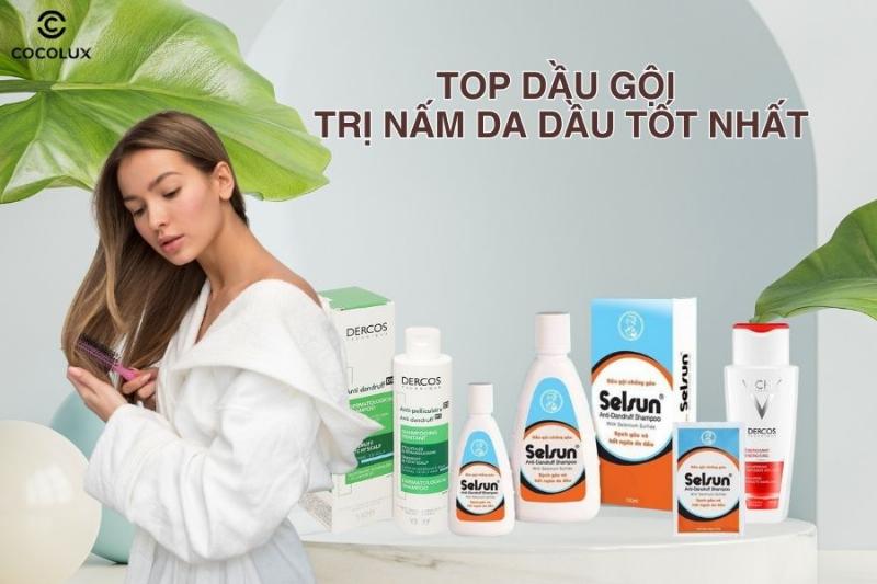 Các loại dầu gội trị nấm da đầu phổ biến với các hoạt chất khác nhau như Ketoconazole, Selenium Sulfide, và Zinc Pyrithione, giúp người dùng dễ dàng lựa chọn.