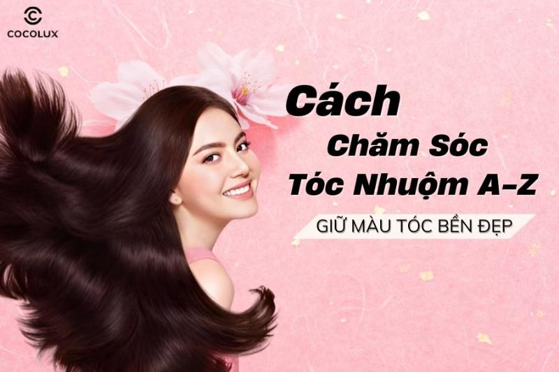 Một mái tóc nhuộm đen bóng mượt, được chăm sóc kỹ lưỡng, phản ánh vẻ đẹp khỏe mạnh và bền màu sau quá trình nhuộm