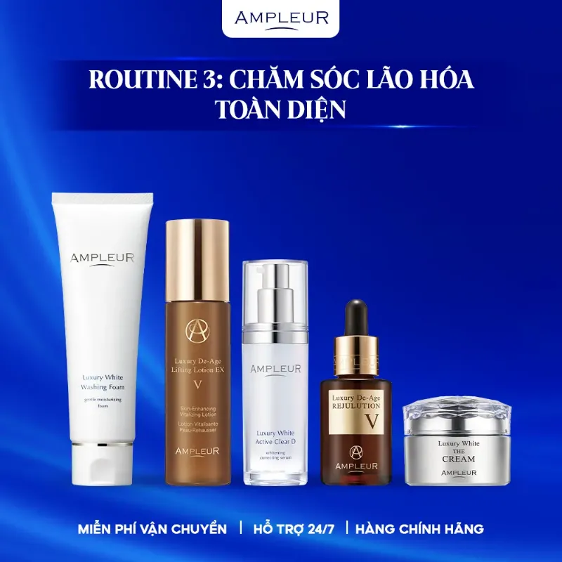 Quy trình chăm sóc da trắng sáng toàn diện với sữa rửa mặt