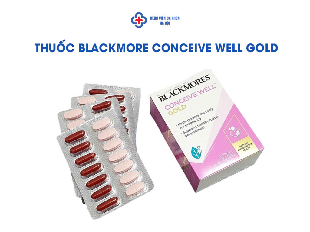 Hộp Blackmores Conceive Well Gold hỗ trợ chuẩn bị mang thai